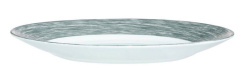 Тарелка Arcoroc Brush d254 мм серый край
