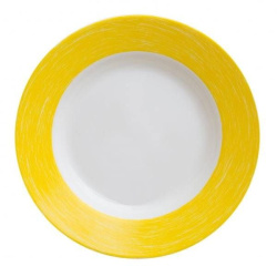 Тарелка Arcoroc Color Days d220 мм, 400 мл, глубокая желтая
