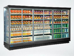 Холодильная горка фруктовая с выносным агрегатом NORPE MDFV43-111-221-250