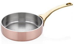 Сковорода для подачи Altin Basak Multi-Metal Copper розово-золотая 0,19 л, D 160 мм, H 30 мм