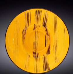 Тарелка Wilmax Scratch желтая 1500 мл, D 255 мм
