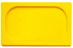 Крышка к гастроемкостям Paderno GN 1/4 полипропилен, желтая