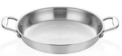 Сковорода для подачи Altin Basak Multi-Metal Steel Elite 0,43 л, H 35 мм, D 140 мм