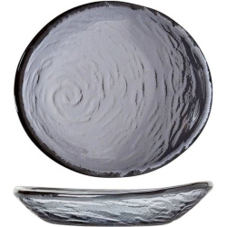 Салатник Steelite Scape Glass серый L 125 мм.
