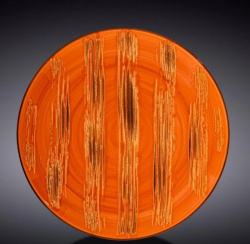 Тарелка Wilmax Scratch оранжевая D 230 мм