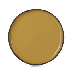 Тарелка REVOL Карактэр d150 мм, h15 мм желтая с высоким бортом