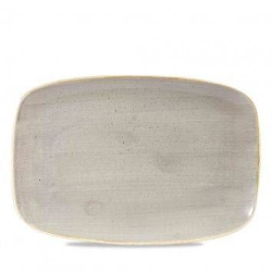 Блюдо прямоугольное CHURCHILL Stonecast 35,5х24,5 см, без борта, цвет Peppercorn Grey SPGSXP141