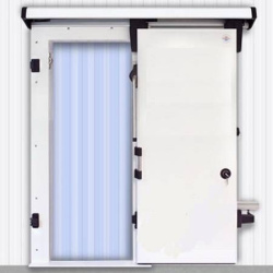 Блок дверной для камеры Профхолод с дверью распашной двустворчатой 2400x2400 (80мм)