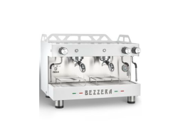 Кофемашина рожковая полуавтоматическая BEZZERA Moda PM 2GR белая+экономайзер+подсветка+мультифазная