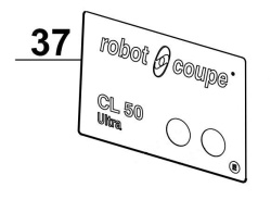 Панель фронтальная Robot-coupe 403994 для CL50E U