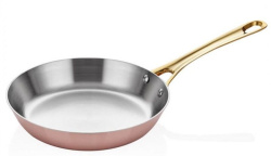 Сковорода для подачи Altin Basak Multi-Metal Copper розово-золотая 0,94 л, D 200 мм, H 40 мм