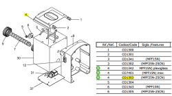 Крышка FIMAR CO1303 для камеры пастамашины MPF2,5N