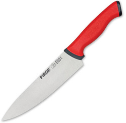 Нож поварской Pirge Duo L 210 мм, B 50 мм красный