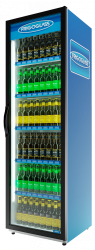 Шкаф холодильный Frigoglass Super 8 FFD (бел.корпус,бел.кабинет,черн.рамка дв.,2Led,6полок,6ЦД)