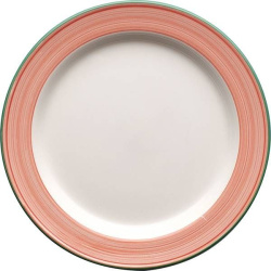 Тарелка Steelite Rio Pink бело-розовая D 157 мм. H 15 мм.