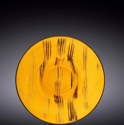 Тарелка Wilmax Scratch желтая 800 мл, D 200 мм