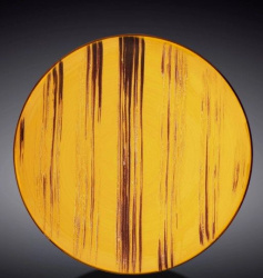 Тарелка Wilmax Scratch желтая D 230 мм