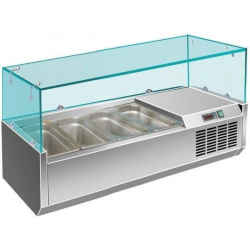 Холодильная витрина для ингредиентов HURAKAN HKN-VRX1200/380