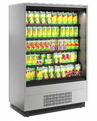 Холодильная горка гастрономическая Carboma FC 20-07 VM 1,3-2 0030 (версия 2.0) 9006-9005