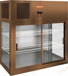 Витрина холодильная настольная HICOLD VRH 990 Bronze