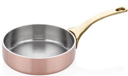 Сковорода для подачи Altin Basak Multi-Metal Copper розово-золотая 0,09 л, D 70 мм, H 30 мм