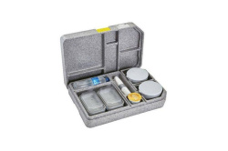Термоподнос Cambro Go Box ITENEPP1118H 107 (с термоизоляцией, 37х53х11,8см, фарф.+пластик.посуда) серый