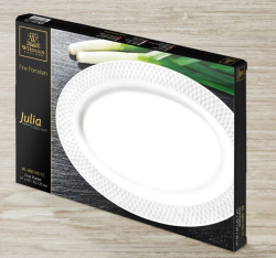 Блюдо Wilmax Julia L 350 мм, B 250 мм (фирменная упаковка)