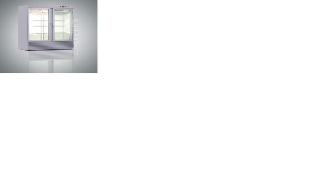 Шкаф морозильный GLACIER ШХ-1000 двухдверный однокамерный /-14..-18/ (стеклянные распашные двери) в Ростове-на-Дону
