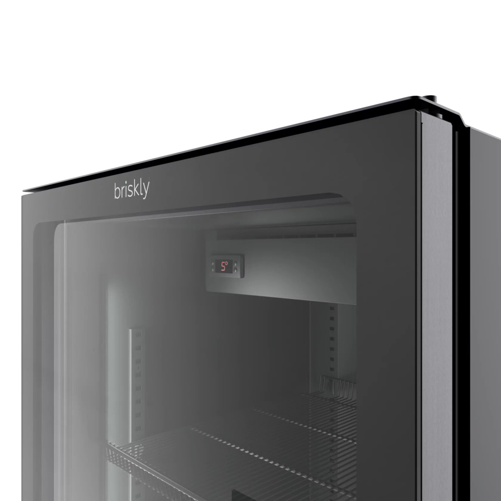 Шкаф холодильный Briskly Smart 5 Premium c безрамочной дверью (RAL 7024) – фото 3 в каталоге Ростова-на-Дону