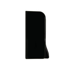 Дозатор для жидкого мыла Hor БИЗНЕС X7 нажимной 0,7л, корпус черный, стекла прозрачные черные, кнопка черная