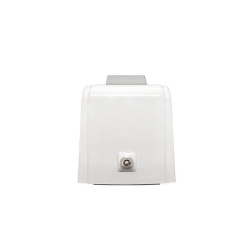Дозатор для жидкого мыла Hor БИЗНЕС X12 нажимной 1,2л, корпус белый, стекло прозрачное, кнопка серая