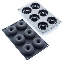 Форма силиконовая Martellato Donuts L 296 мм, B 176 мм (ячейка d 75 h 25 мм)
