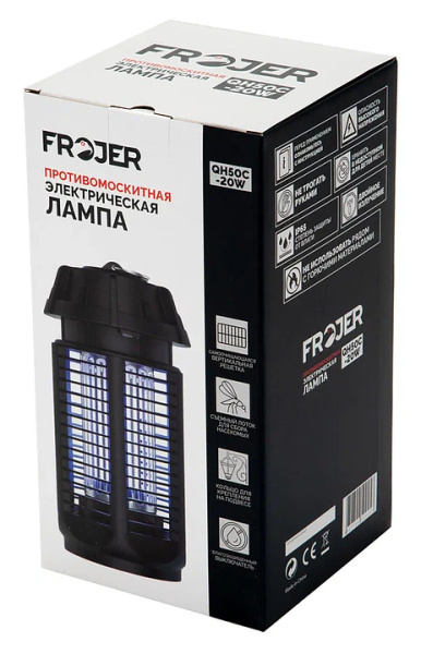 Лампа инсектицидная Frojer QH50C-20W