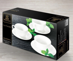 Чайная пара Wilmax Olivia 250 мл (6 шт, фирменная упаковка)